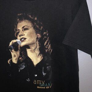 VTG 1995 Amy Grant House of Love Summer Of Love Tour Black Shirt Amy Amy
